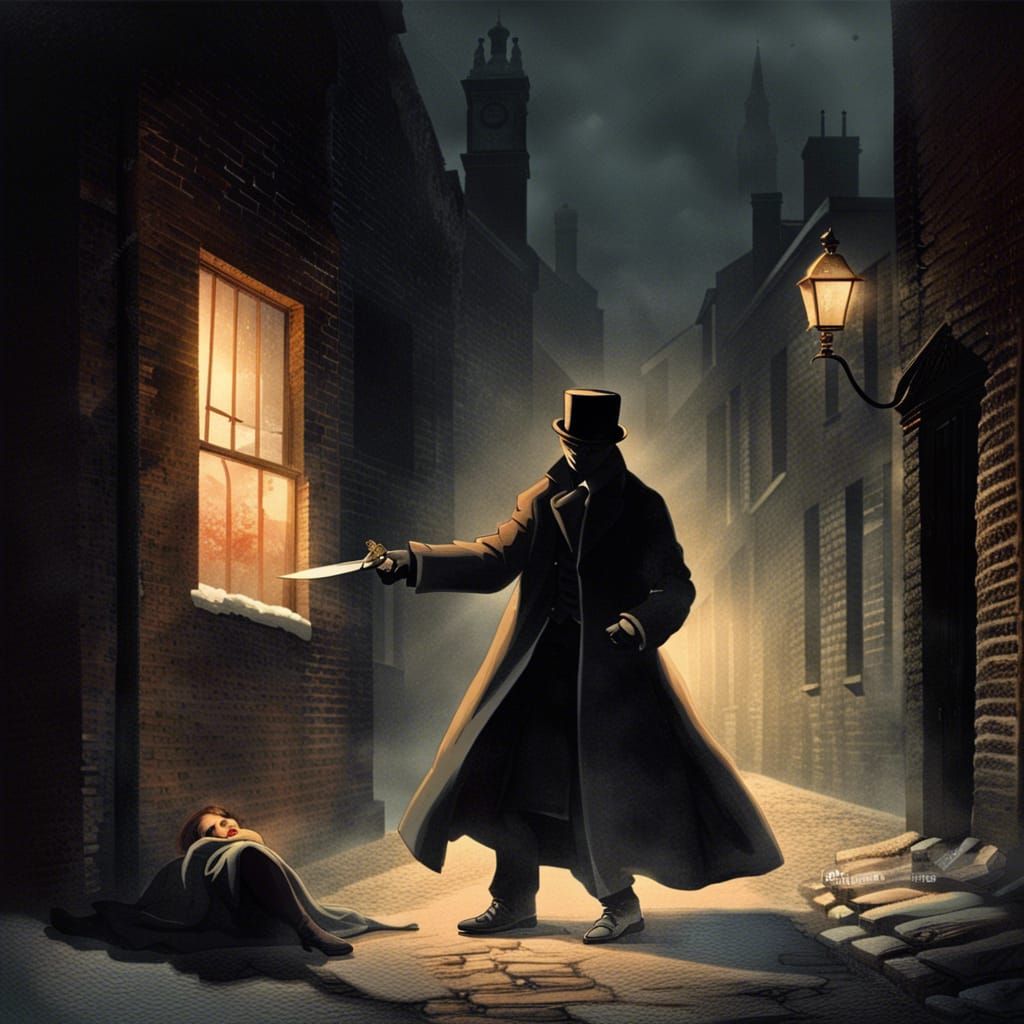 Victorian London Murder Scene