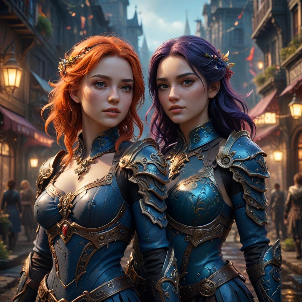 Fantastical National Girlfriends Day Digital Art