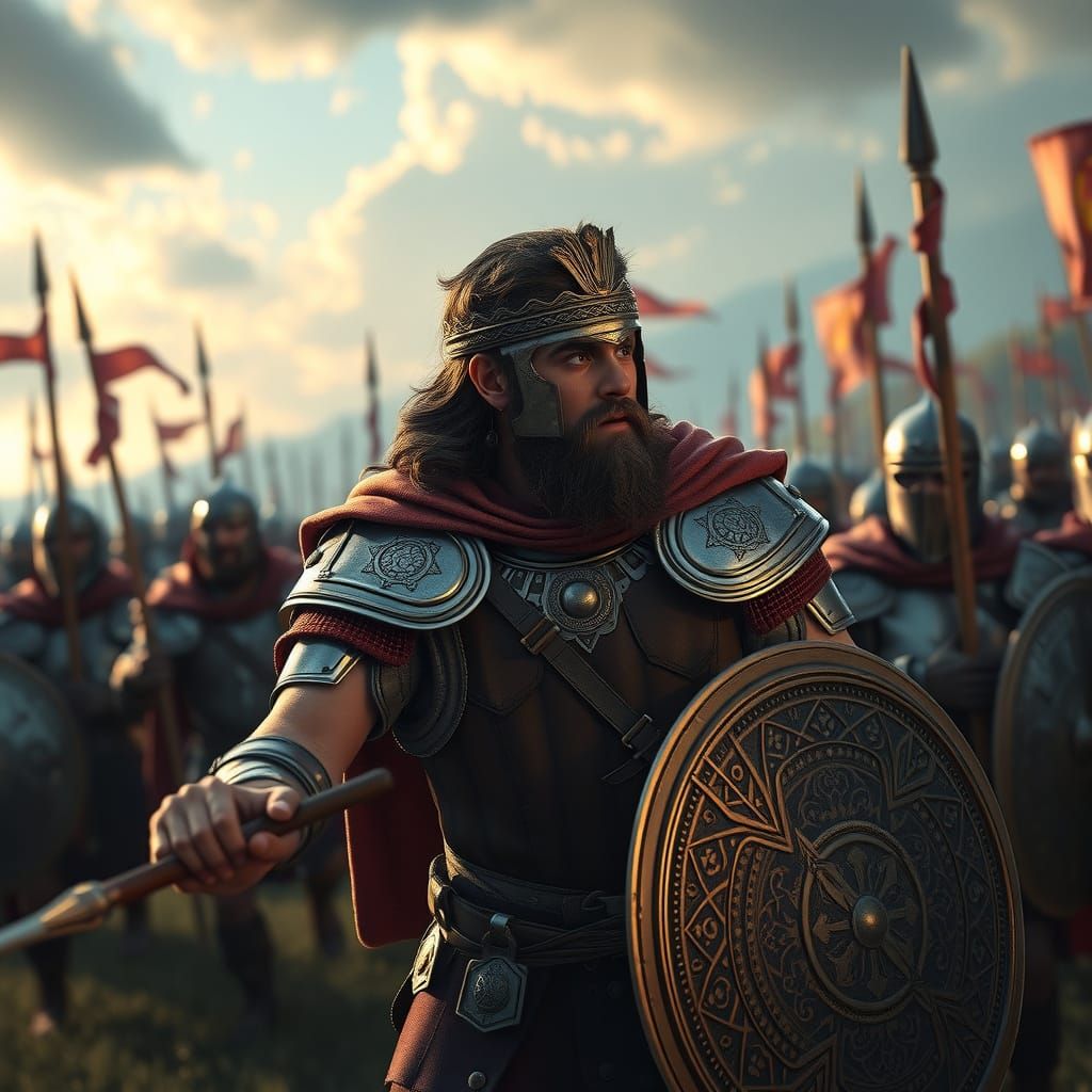 King David Leads Army in Epic 3D Battle
