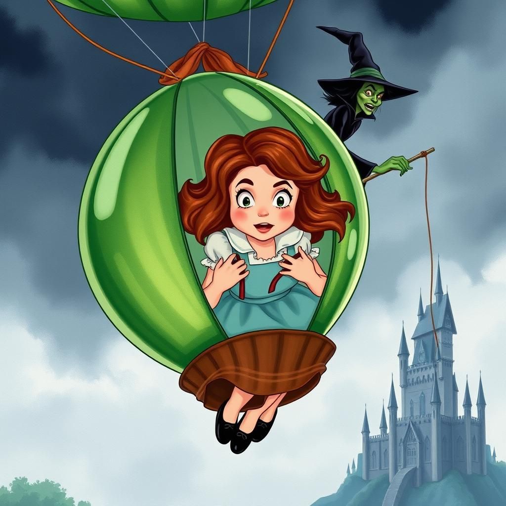 Dorothy's Perilous Balloon Ride, Disney Animation Style