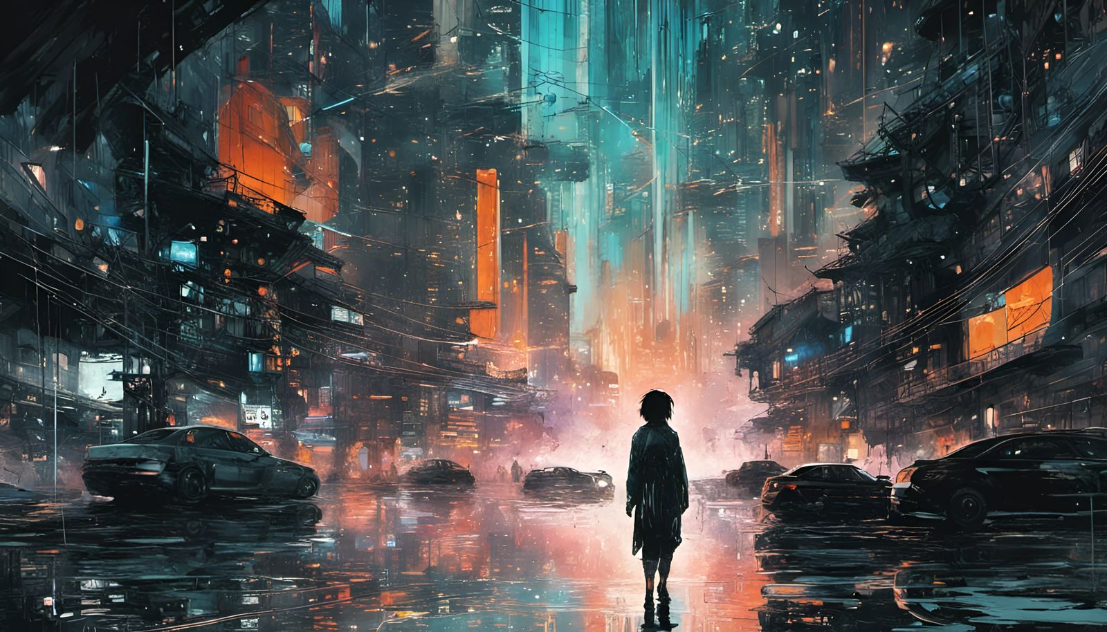 Cyberpunk Cityscape