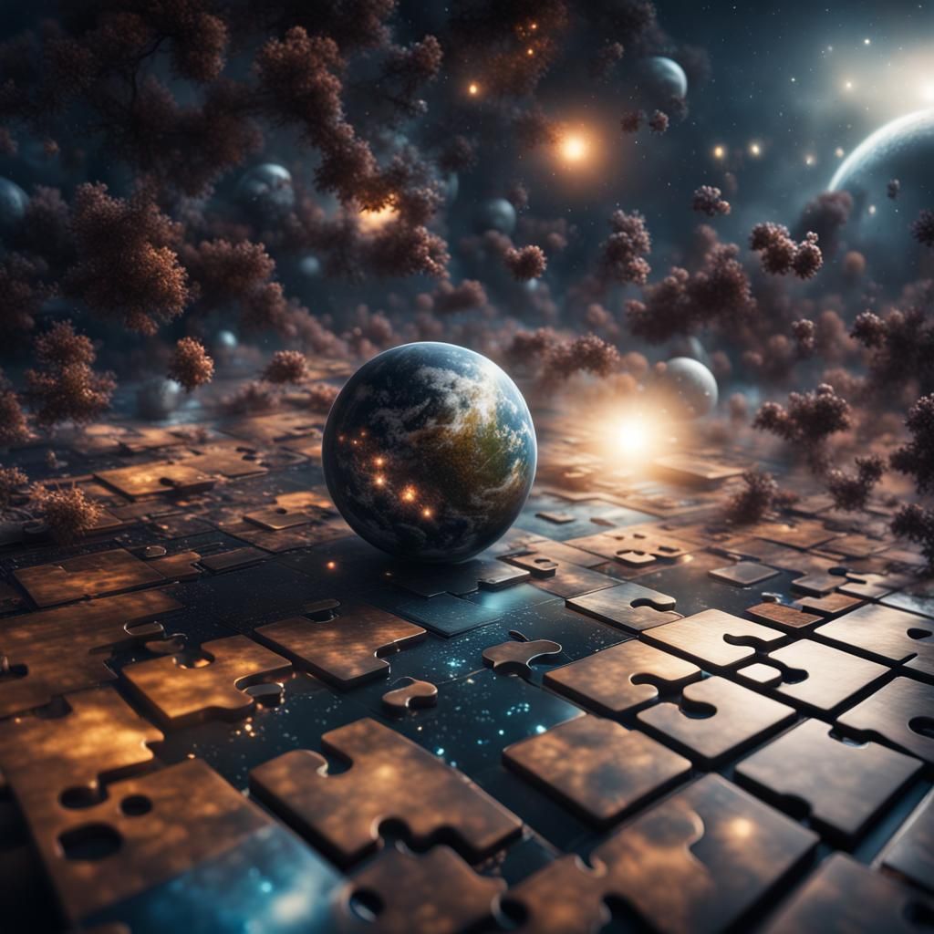 The Universe as Intricate Puzzle Game