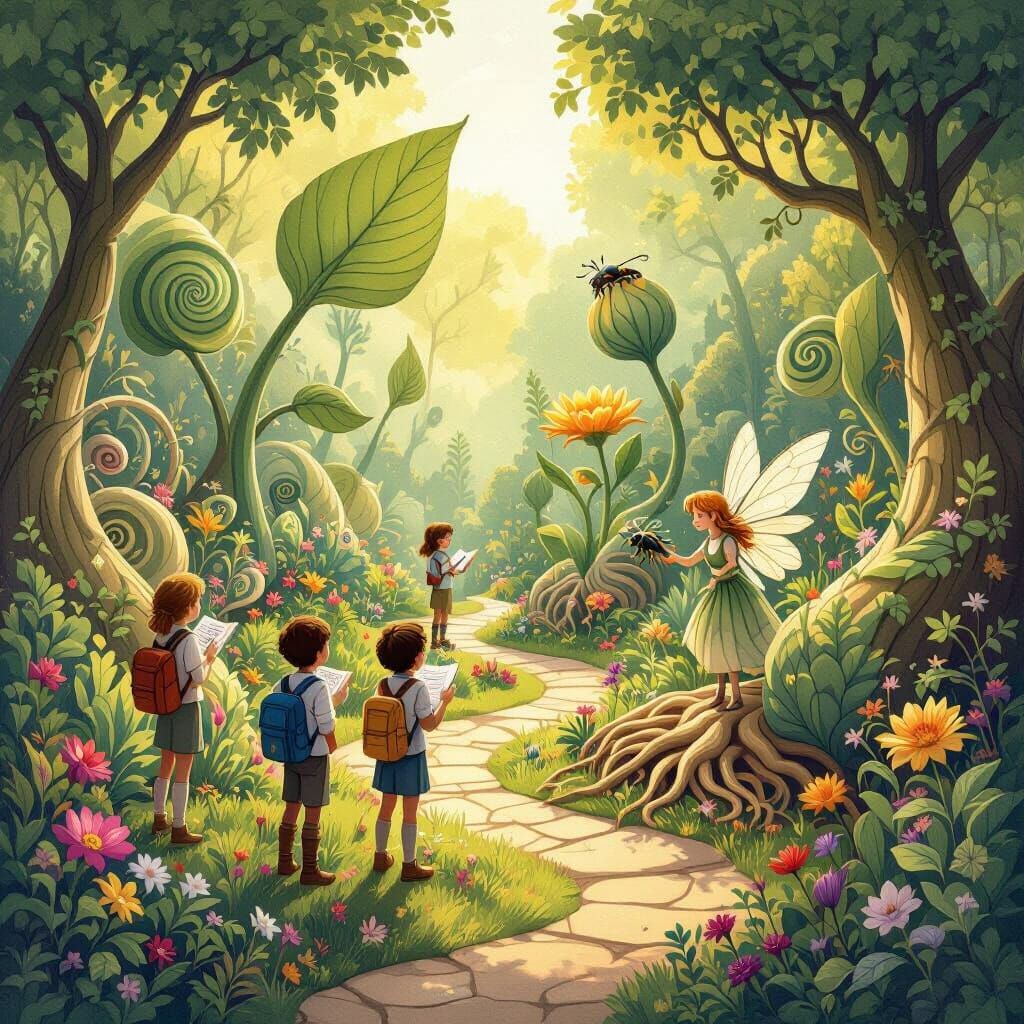 Magical Garden Science Class with Talking Plants