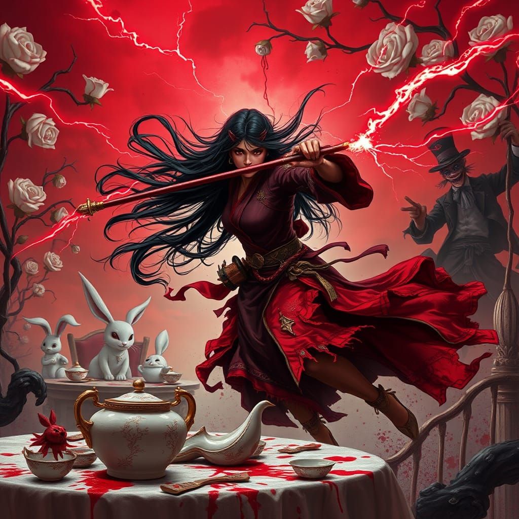 Jiangshi Warrior in Red Queen's Twisted Wonderland