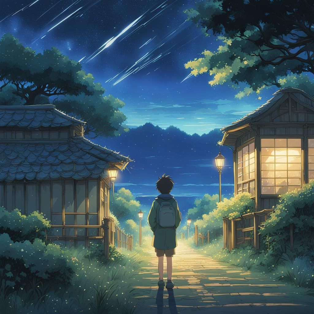 Poet Under Stars: Anime Key Visual