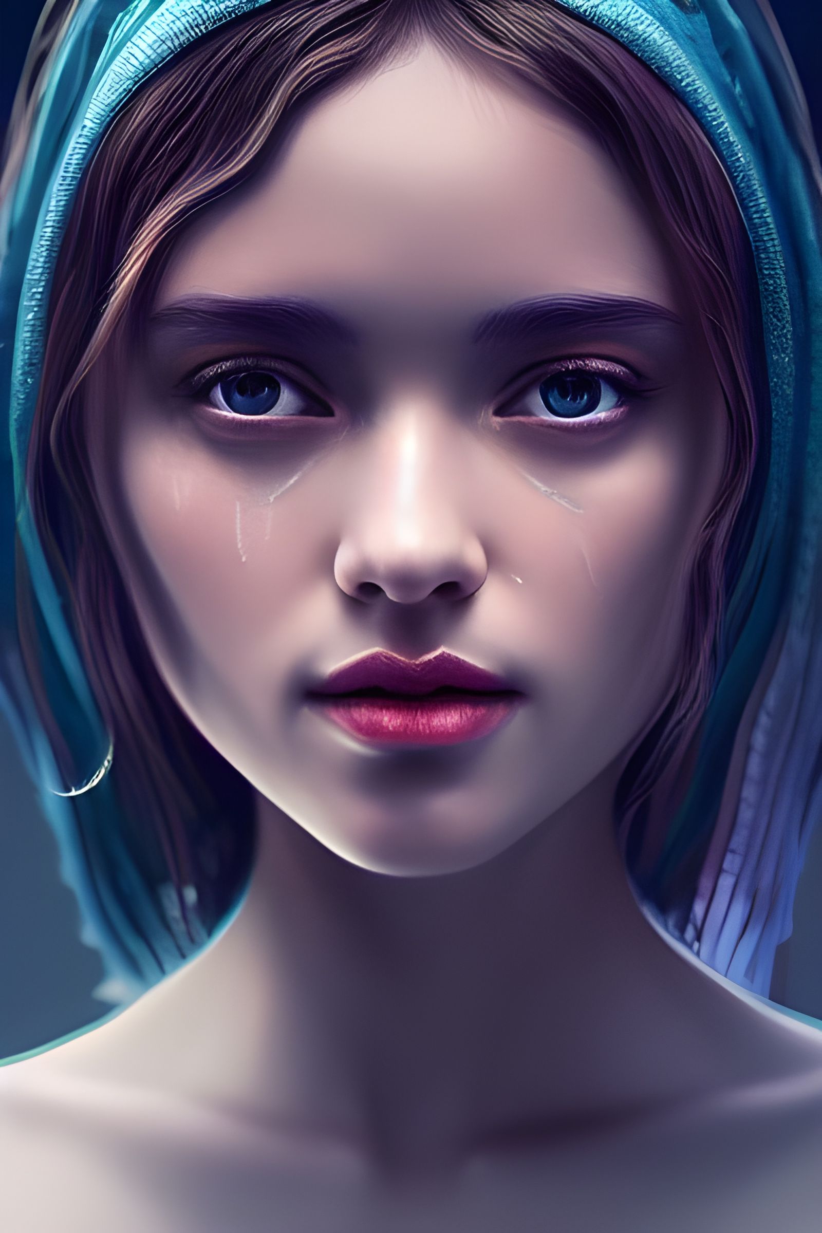 Ominous Portrait in Hyperdetailed 8K Resolution