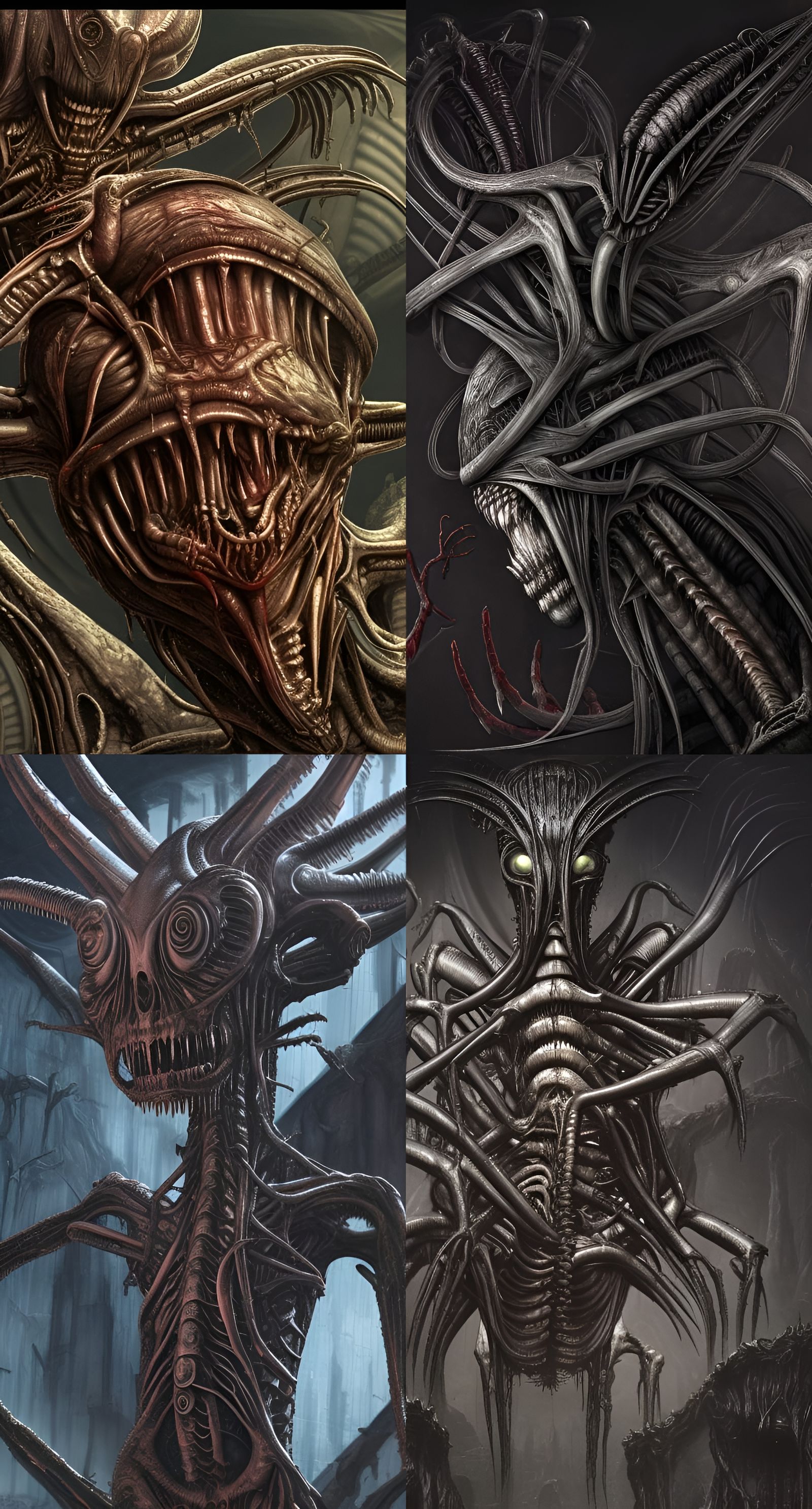 HR Giger Style Alien Lobotomy in Unreal Engine