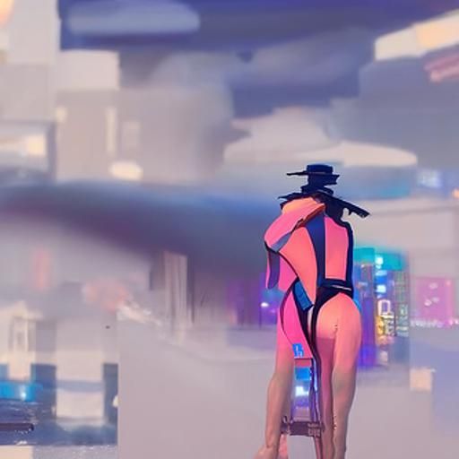 One Piece in Cyberpunk 2099 Style