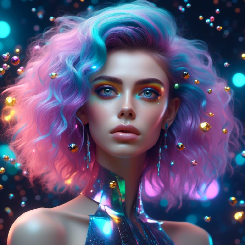 Beautiful Cosmic Cyborg Queen
(Lora Queen B)