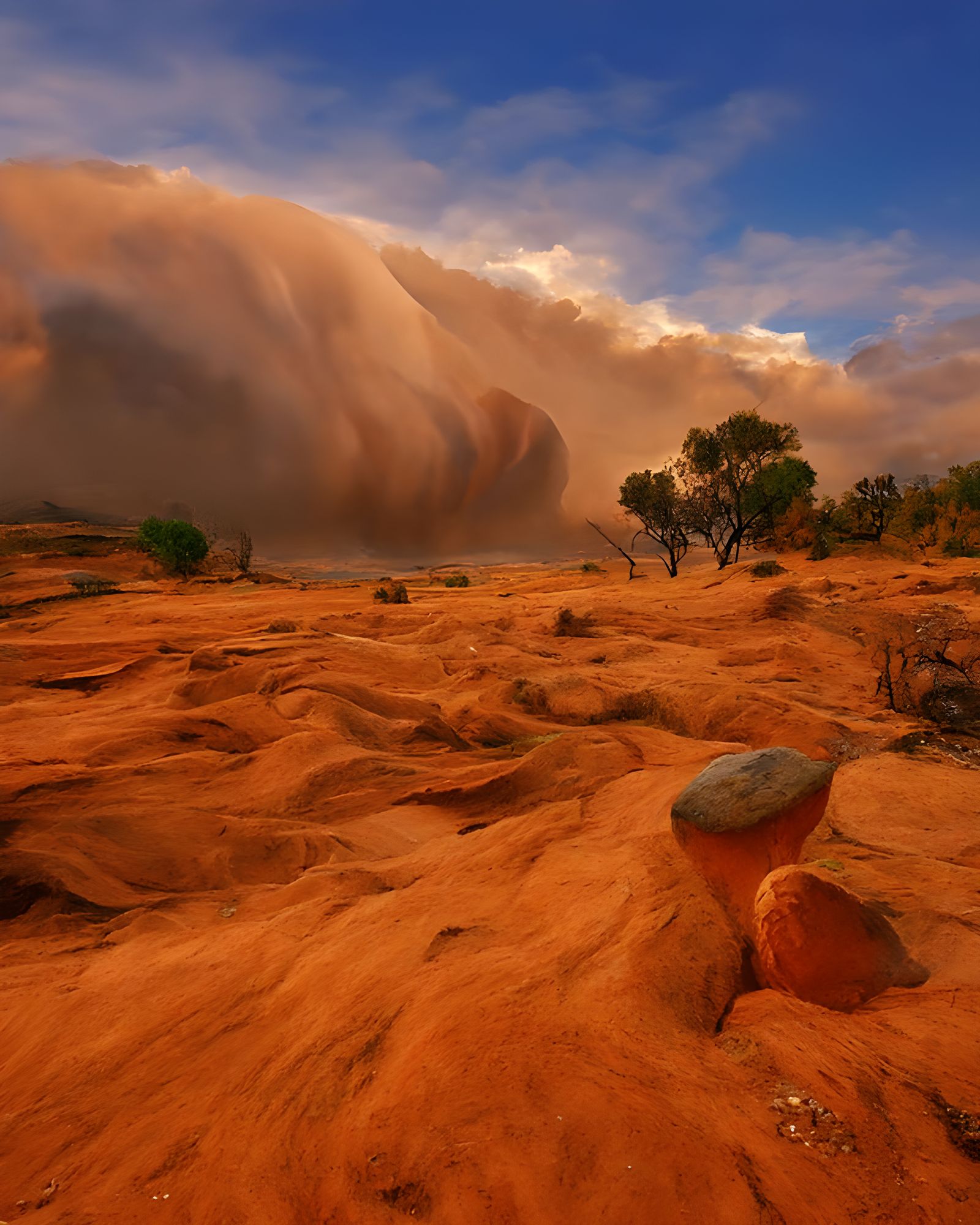 Outback dust storm