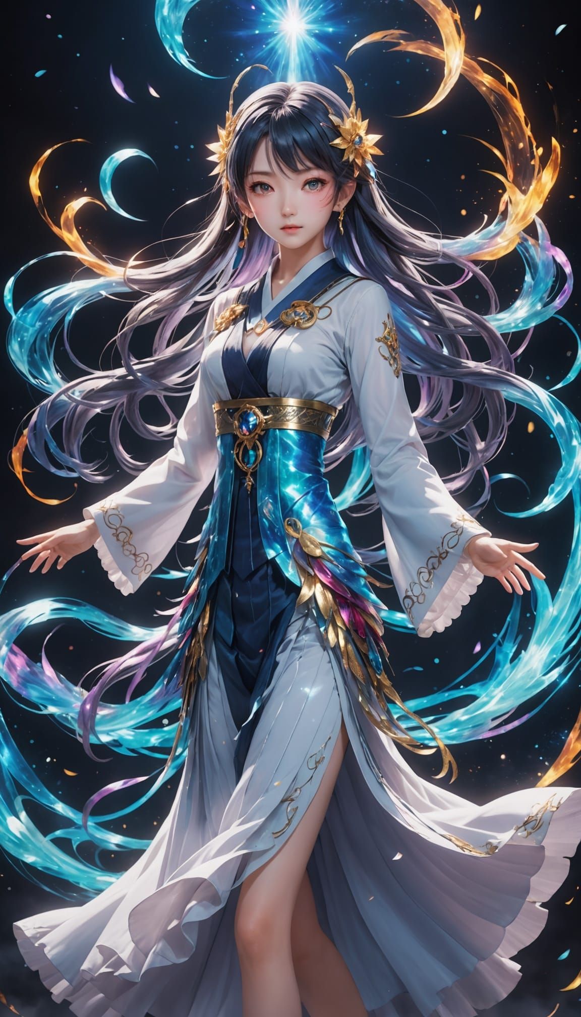 Mystical Momo Ayase Radiates Ethereal Energy