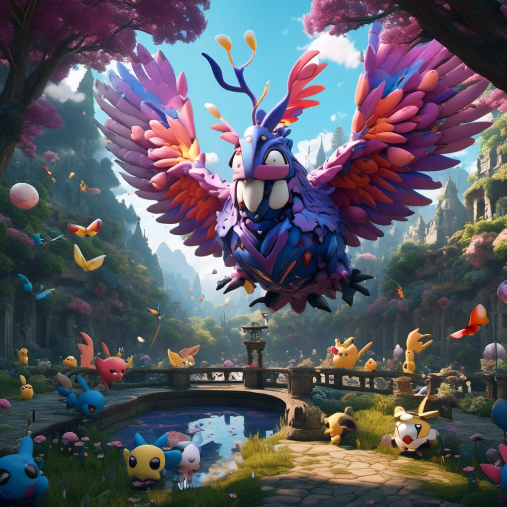 Cubone with Skull Helmet in Detailed Matte Painting