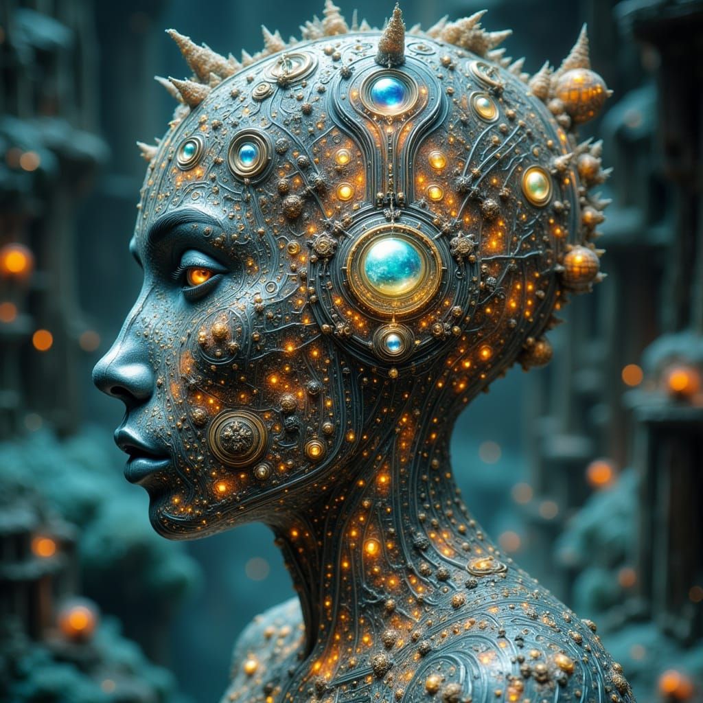 Mysterious Relics from Parallel Universes in Abstract Style