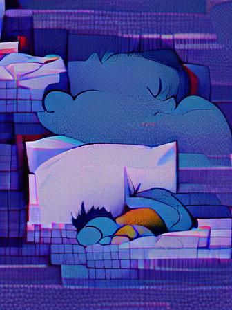 Serene Moment of Sleep Captured