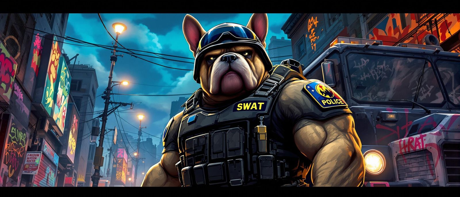 French Bulldog SWAT