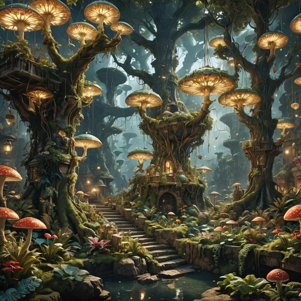 Babylon Hanging Gardens Orb: Fantasy Concept Art