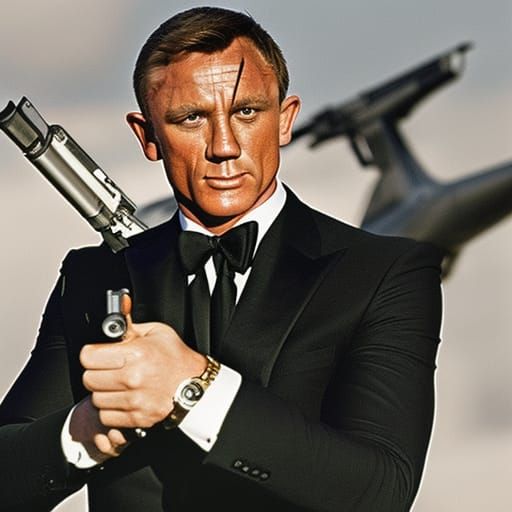 James Bond 007 Digital Rendering
