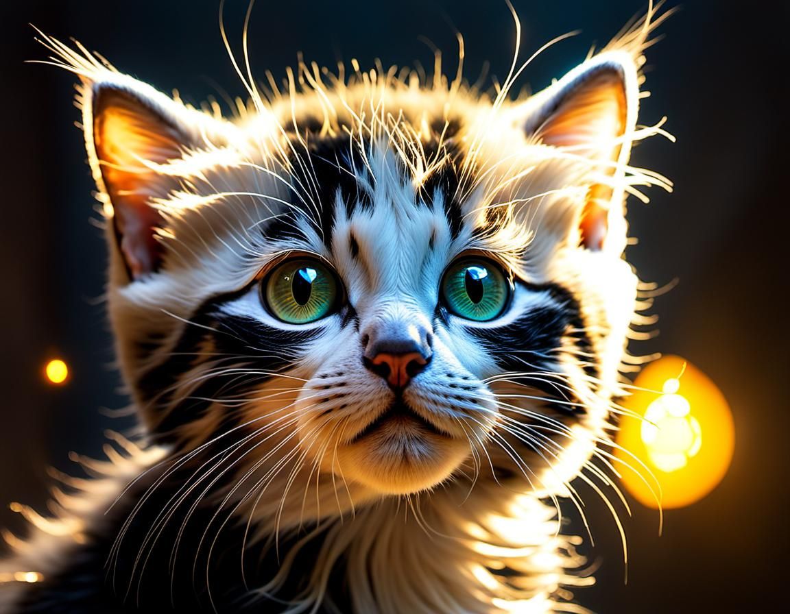 Demonic Cyborg Bear in Volcanic Hyperspace