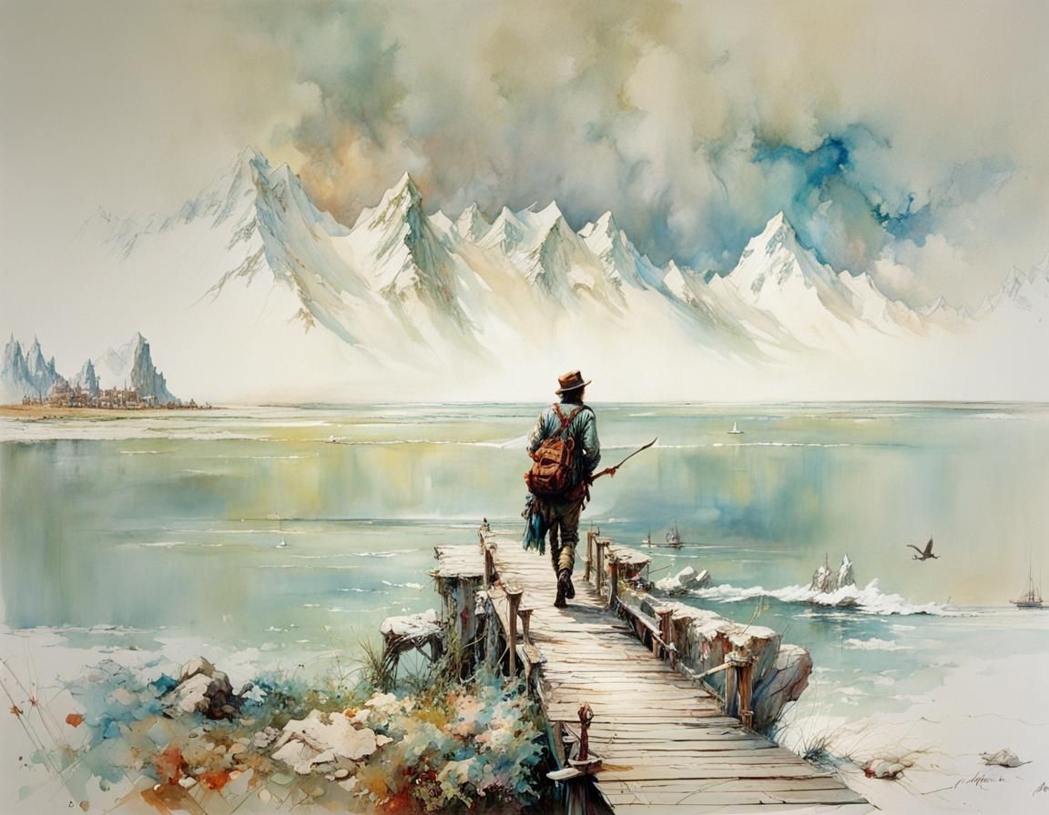 Detailed Colourful Illustration in a Classic Style