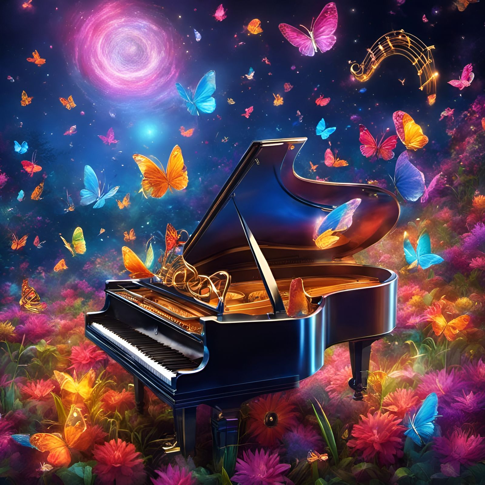 Dreamlike Symphony: Musical Notes Transform