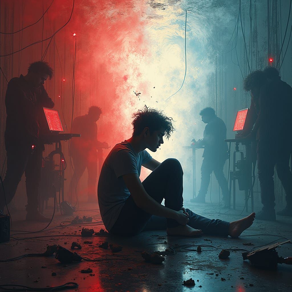 Emotional Surrealism: Autistic Burnout Visualized