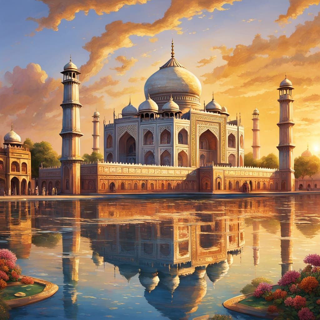 The Taj Mahal and the Golden Temple