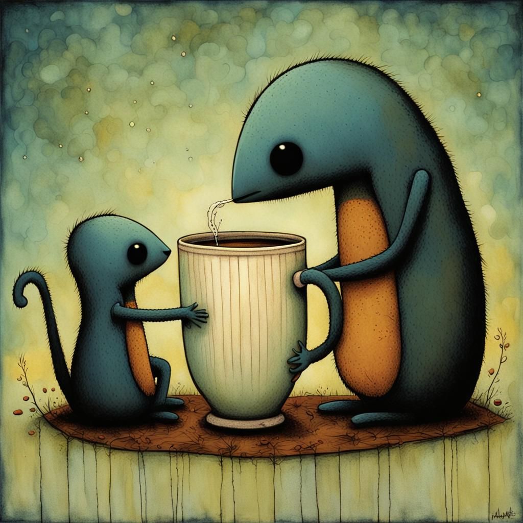 "MID-MORNING CUP OF TEA"