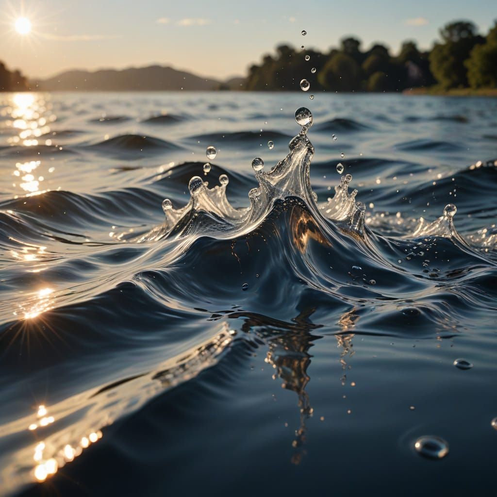 Water Dance in Hyperrealistic Sculpture