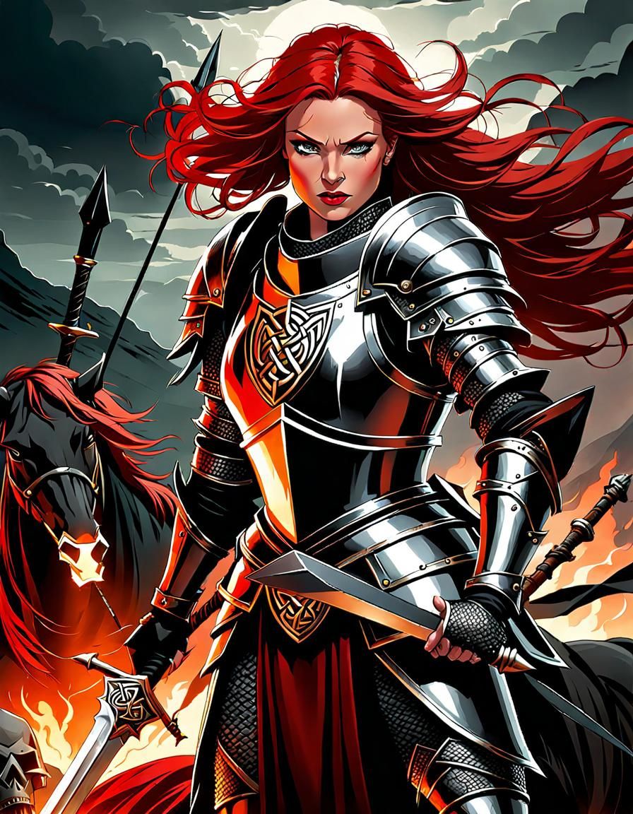 Angry Celtic Warrior