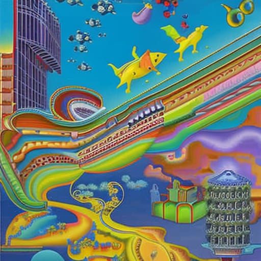 Surreal Precisionist Portrait of Well Documented Side Effect...