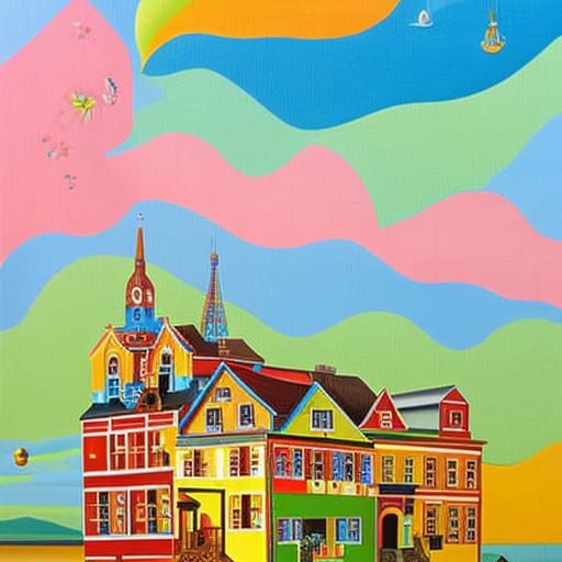 Surreal Precisionist Portrait: Well Documented Side Effects