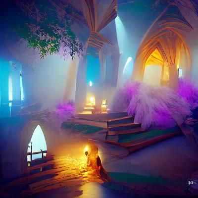 Ethereal Spiritual Fantasy Concept Art in Unreal Engine