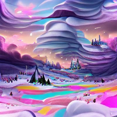 Surreal and Fantastical Landscape