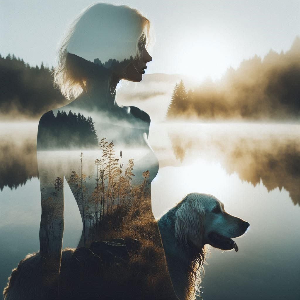 Mixed Media Painting and Charcoal Drawing