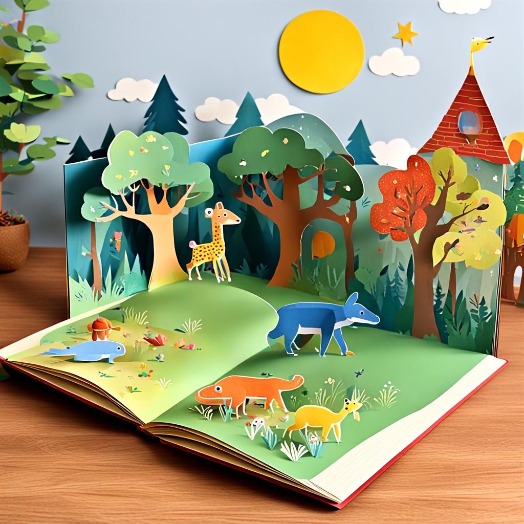 Children's Pop-Up Book Illustration