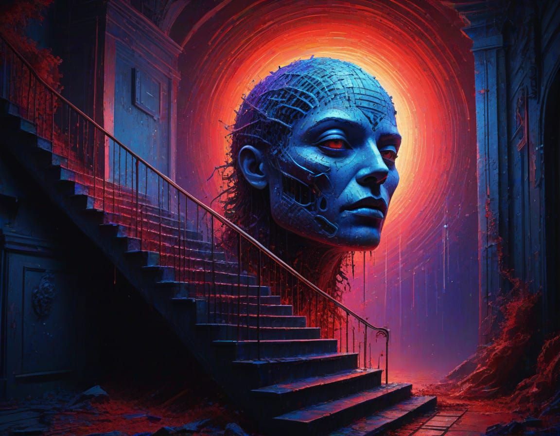 TimeWarpEcho's Mindscapes: A Surrealist Portrait