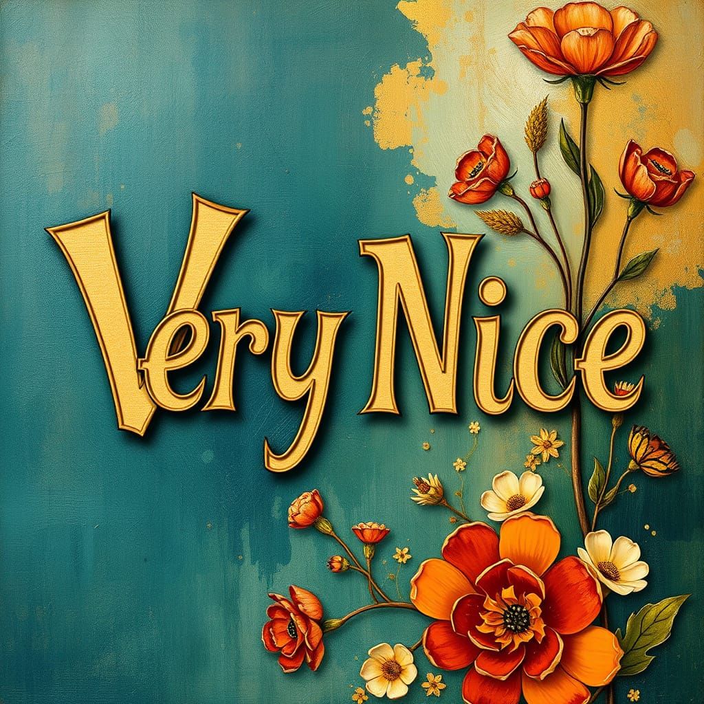 Handcrafted Typography: Very Nice in Abstract Expressionist ...