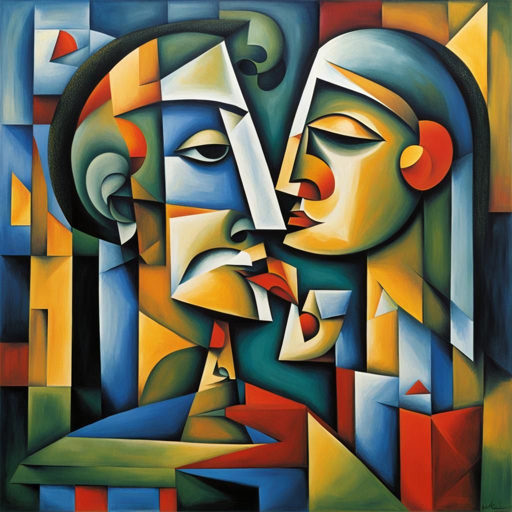 Geometric Fauvism: Love and Dissolving Illusions