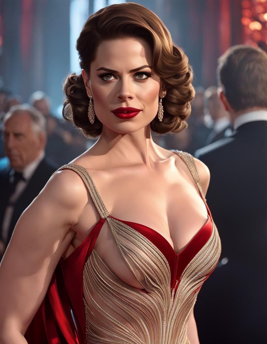 Stunning actress Hayley Atwell