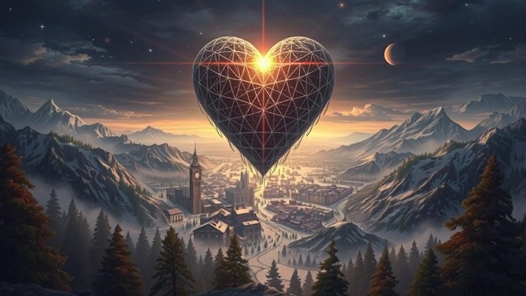 Resilient Human Heart: Conceptual AI Art