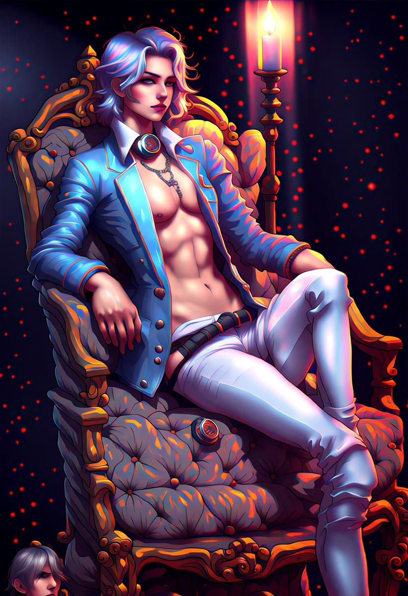 Detailed Digital Art: Gay Femboi Masterpiece