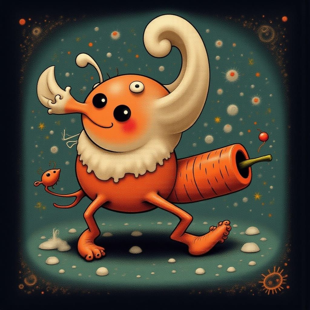 Dwarf Warrior with Carrot Gun