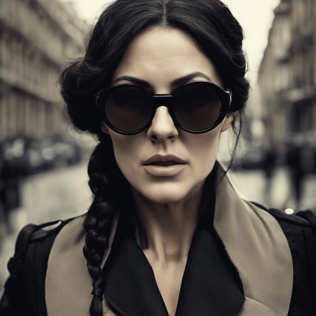Monica Bellucci as Victorian Lady in London