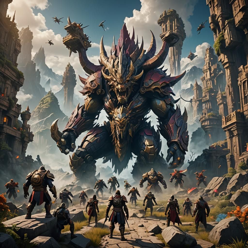 The Strongest Team on Earth: Fantasy Concept Art