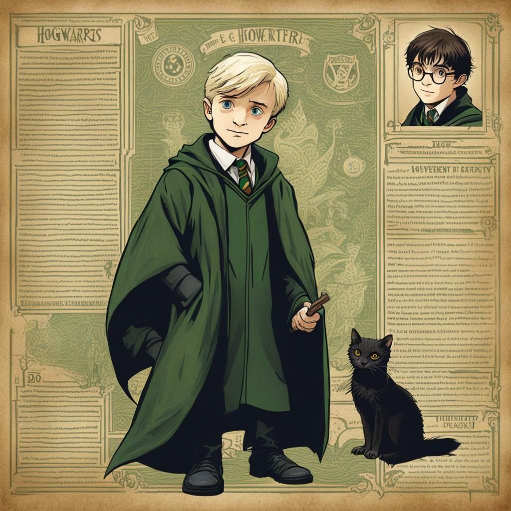 Draco Malfoy at Hogwarts: A Study in Slytherin