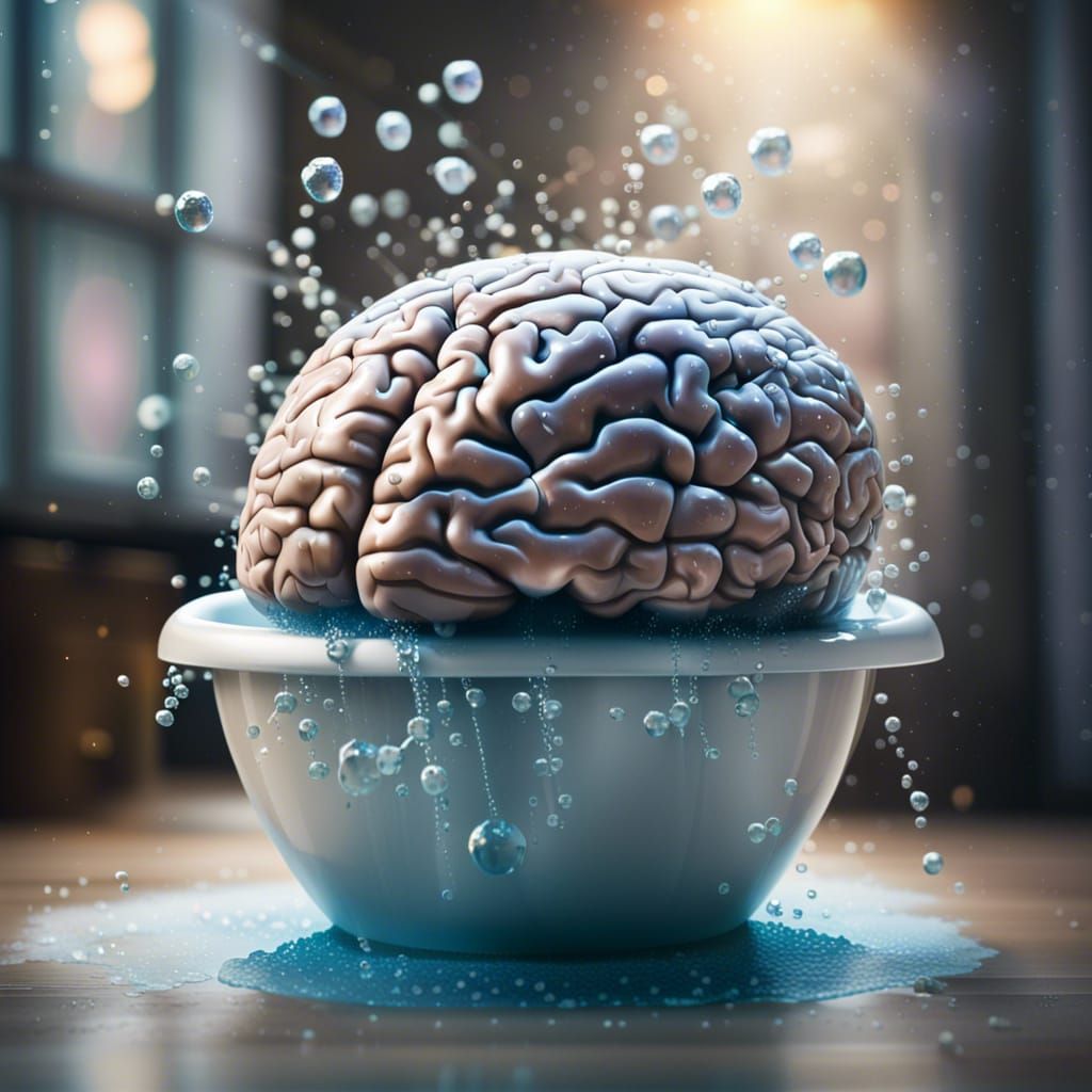 Brain in Bathtub: Professional Photography