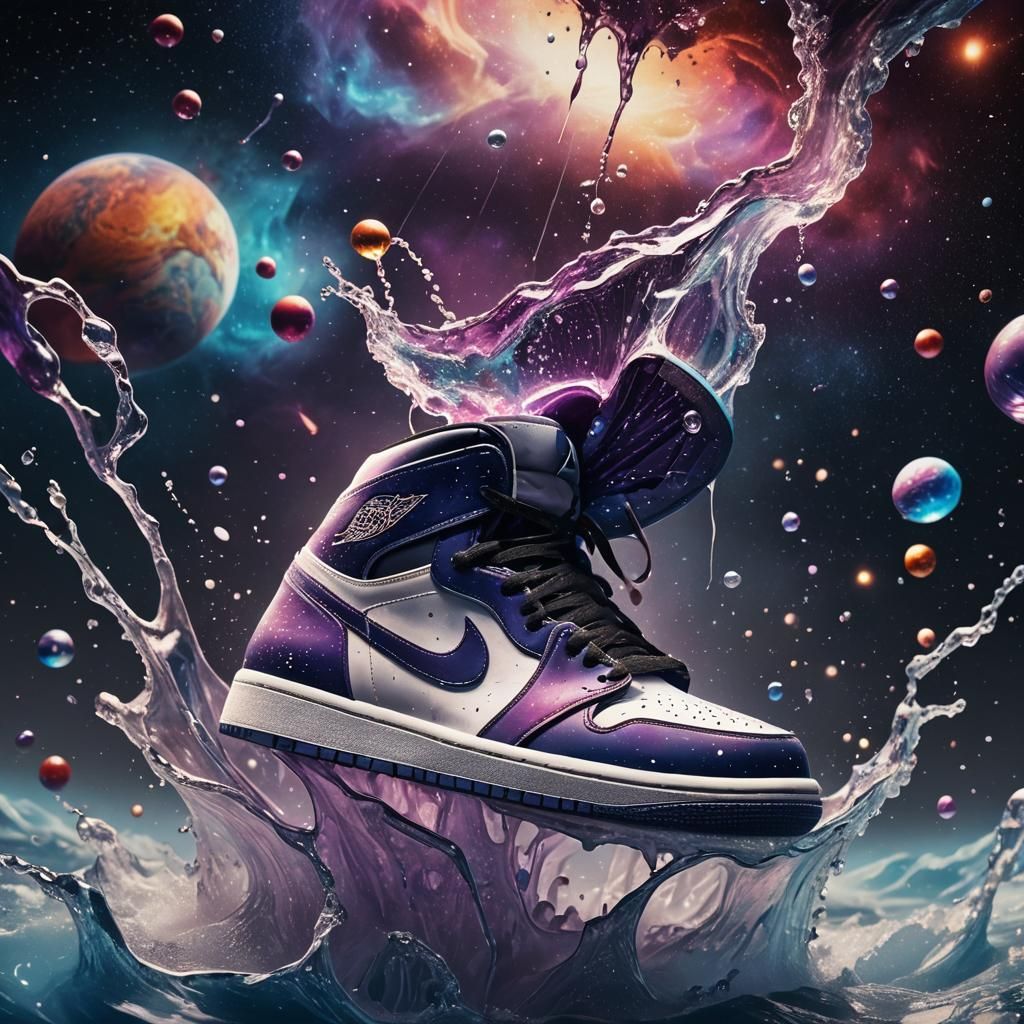 Nike Air Jordan One Melts in Space