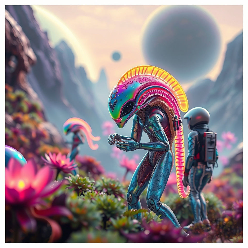 Saving Iridescent Alien Life on Exoplanets