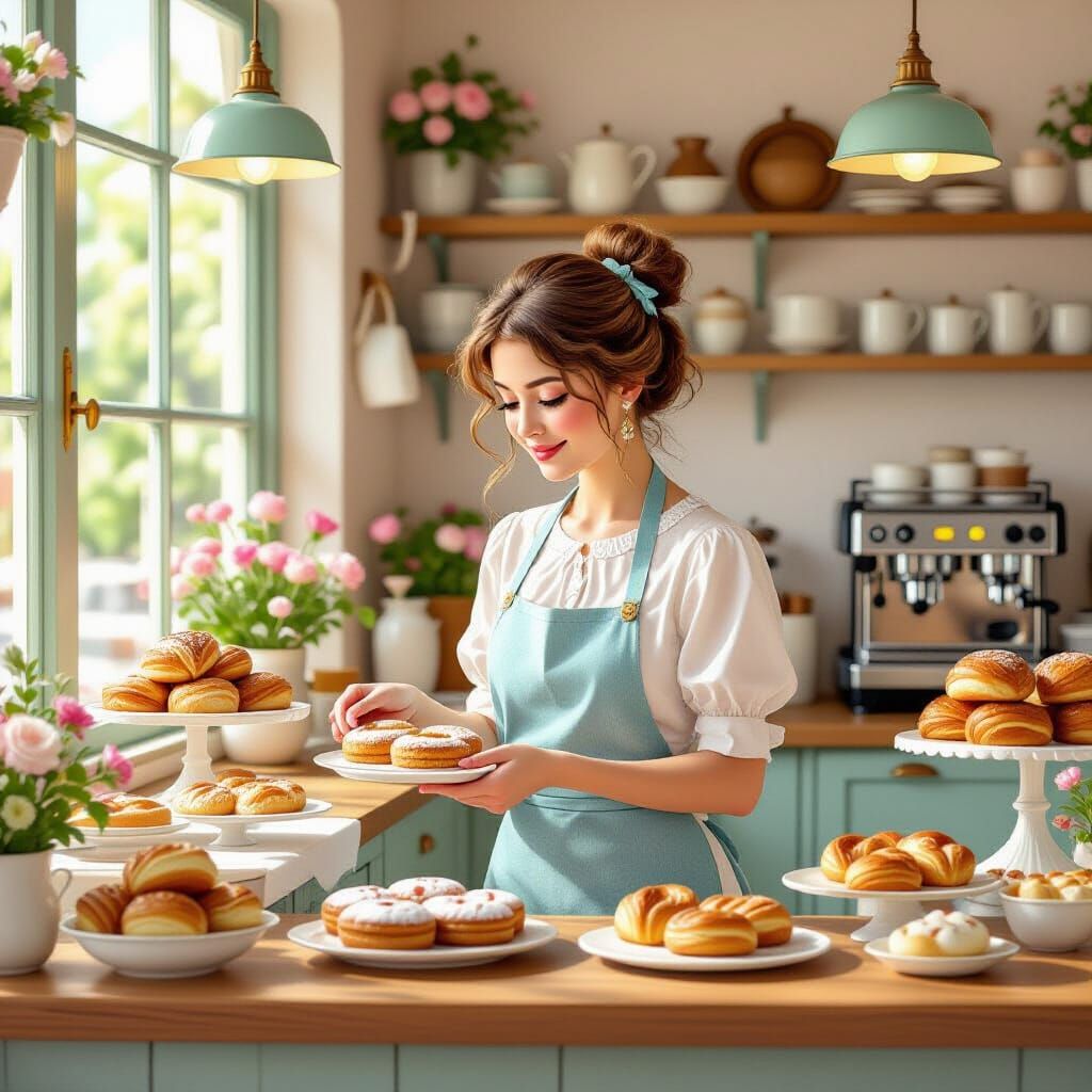 Baker's Magical Pastries Influence Emotions, Storybook Style