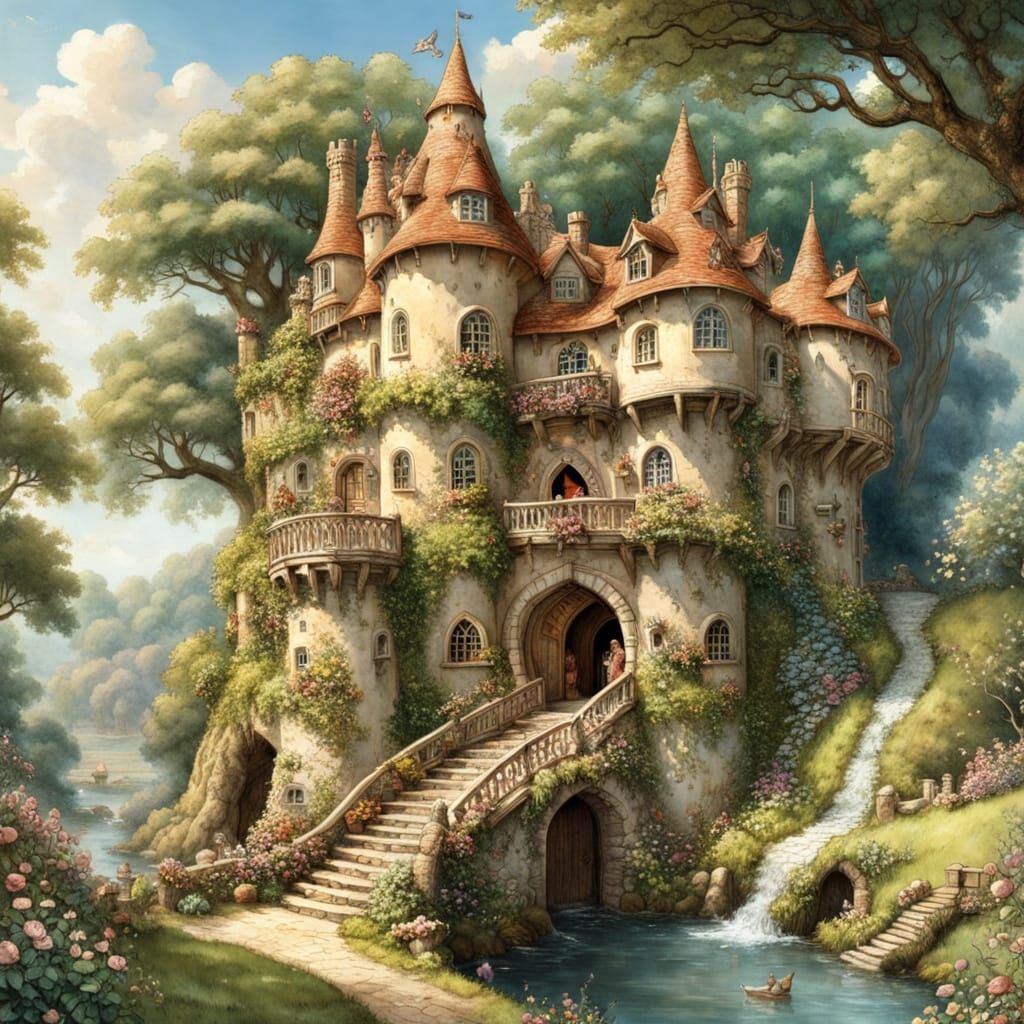 Brambly Hedge Style Magical Castle
